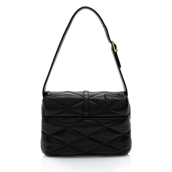 Saint Laurent Quilted Lambskin Monogram Le 57 Hobo - Picture 3 of 16